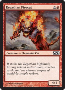 Regathan Firecat x4 - Magic 2014 - NM-Mint, English - Magic 2014