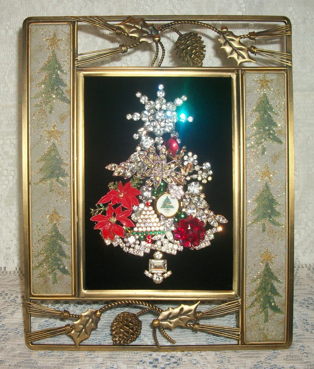 Jewelry christmas store tree art