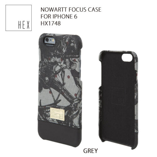 Hex Nowartt Focus Canvas iPhone 6 iPhone 6s Hülle - grau/schwarz - Bild 1 von 4