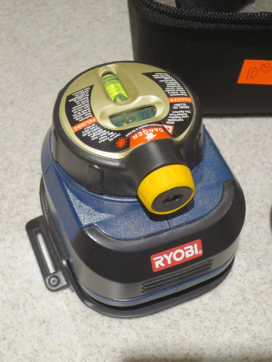 RYOBI AIR GRIP LASER LEVEL ELL0001 W CASE PRE OWNED eBay