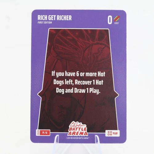 2026 Bo Jackson Battle Arena Play - `Rich Get Richer` SSP #PL-16 Free Shipping