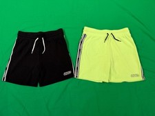 Justice Girls Fleece Shorts lot Drawstring J Sport Logo Pockets Size 16/18