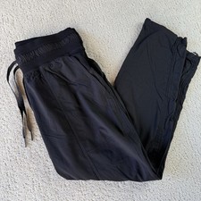 lululemon Dance Studio Mid-Rise Cropped Pant Black Womens Size 4 LW6CDQS.