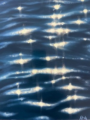 Original Ölgemälde Ozean Wellen Meereslandschaft Landschaft Abstrakt Wandbild Wohndeko
