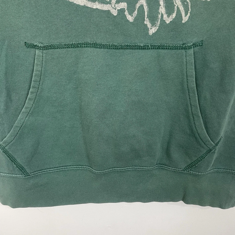 Denim & Supply Ralph Lauren Hoodie Men’s Medium Olive & Gold Pullover Sweatshirt - Image 4 of 4