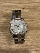 Marc By Marc Jacobs Mbm3106 Two-tone Rose Gold Silver Chronograph Needs Battery