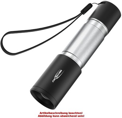ANSMANN LED-Taschenlampe Daily Use 270B, silber/schwarz