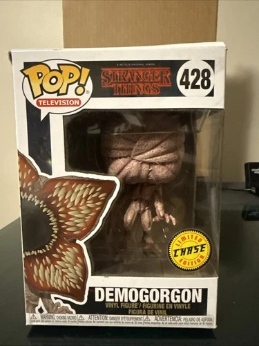 Funko Pop 428 Stranger Things Demogorgon CHASE Damaged Box Never Opened