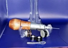 Vintage C.A. Myers, Awl for  Leather Sewing/ Awl Tool With Needle and 6 spools