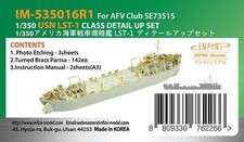 INFIM535016R1 1:350 Infini Model USN LST-1 Class Detail Up Set AFV kit