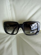 Gucci GG0632SA 001 Women s Oversized Square Sunglasses Black Brown Tinted 56