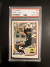1978 TOPPS #36 EDDIE MURRAY PSA 6 EX-MT BALTIMORE ORIOLES RC HOF