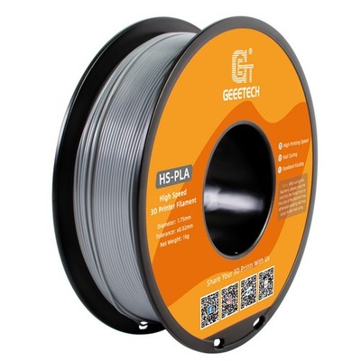 1KG Geeetech High Speed Filament HS-PLA Silber PLA für FDM 3D Drucker DE