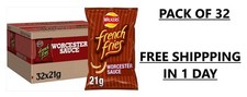 Walkers French Fries Ready Salted Snacks Crisps 21g,(Case of 32)