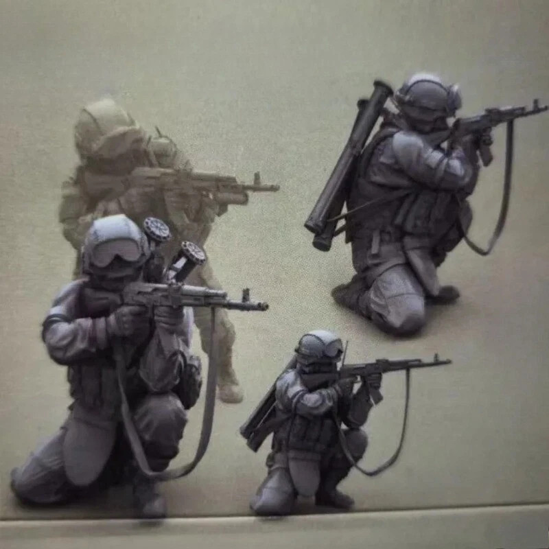 1/35 Resin Figure Model Kit Russian Modern Infantry Unassembled Unpainted