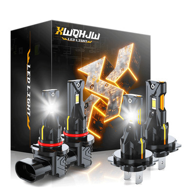 4X 9005+H7 LED Headlight Bulbs Hi/Low Beam For Kia Sorento 2019 2020 
