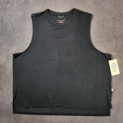 ATG Wrangler Tank Top Womens XXL Black Relaxed Performance Wicking Yoga Shirt