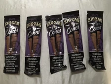 Zig-Zag Cones Grape 5 Packs Of 2 Cones Each In Foil