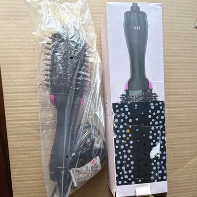 4-in-1 Brush Dryer 1200W 3'' Barrel, 3 Speeds/Heat, Travel Black/Pink
