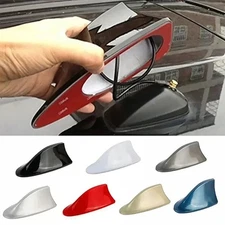 Universal Car Roof Shark Fin Antenna Cover Decorative Aerial Radio FM Signal