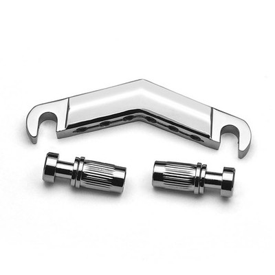 MAXCHEER Guitar Stop Bar Tailpiece Fixed Hardtail Bridge V Shape with Anchors...