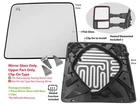 Tow Mirror Glass for FORD SUPER DUTY 2008-2016 Upper Part Heated Driver LH Side