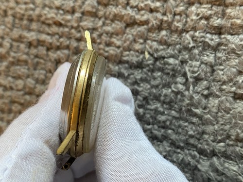Orologio da polso Waltham 17j carica tono oro tondo uomo vintage originale FUNZIONANTE - Foto 8 di 15