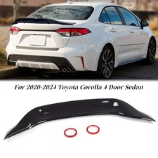 Glossy Black R Style Duckbill Trunk Spoiler For 2020-24 Toyota Corolla 4dr Sedan Glossy Black R Style Duckbill Trunk Spoiler For 2020-24 Toyota Corolla 4dr Sedan