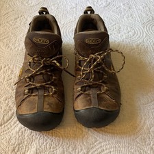 Keen Targhee II Mens Waterproof Hiking Shoes Size 10.5 Brown Leather Low Trail