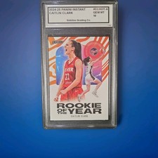 2024 PANINI INSTANT WNBA ROOKIE OF THE YEAR #A CAITLIN CLARK ROOKIE RC PSA 10