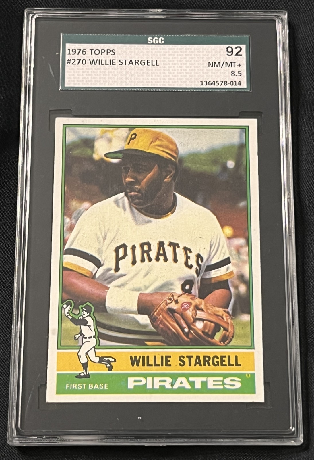 1976 Topps #270 Willie Stargell SGC 8.5 Hall of Fame