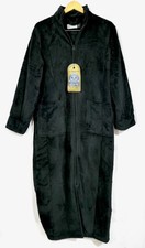 Nwt Alexander del Rossa Moc T Womens Zip Gray Plush Robe S