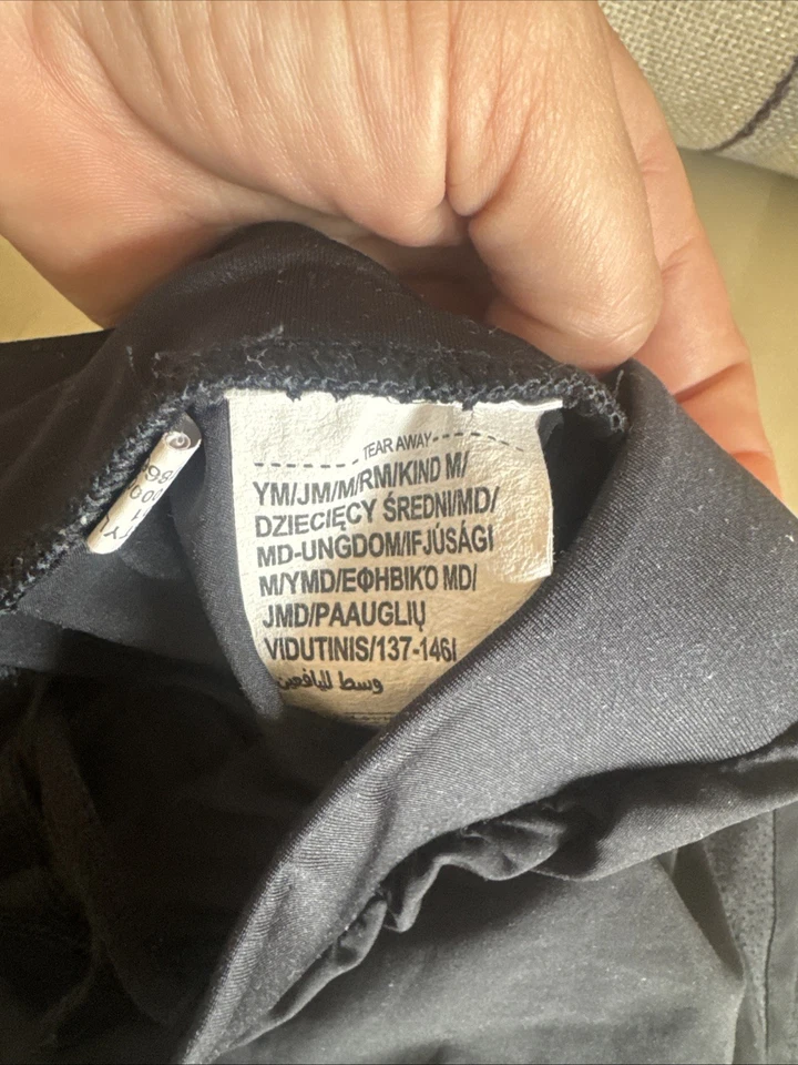 Under Armour Girls Shorts Black Youth Medium Athletic 100% Polyester - Image 3 of 4