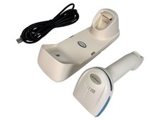 Wireless 2D QR Code Barcode Scanner w/Cradle Cord - Similar to Symbol DS6878