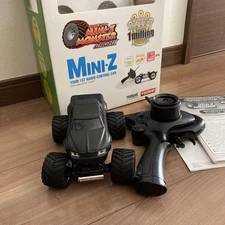 Kyosho Mini-Z Monster Mad Black Rc Truck 1/24 Scale Off-Road Ready-To-Run Rtr
