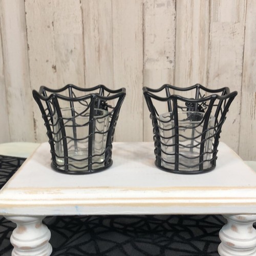 Partylite Halloween Votive and Tealight Holder Set with Aroma Melts Stand - Picture 11 of 16