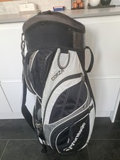 HERVORRAGENDE TAYLORMADE CORZA CART GOLFBAG, SCHULTERGURT & REGENHAUBE, 14-WEGE-TEILER