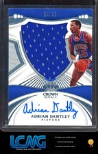 2022-23 Panini Crown Royale #S-ADL Adrian Dantley Silhouettes #/99 D3B