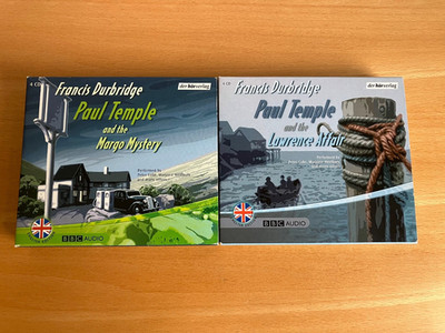 Paul Temple and the Lawrence Affair + Margo Mystery - 2x 4 CD´s - Hörspiel BBC
