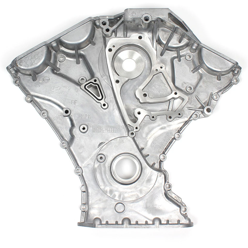 GENUINE Timing Chain Front Cover for 10-18 Kia Sorento Hyundai Azera 3.5L 3.3L Foto 2 de 3