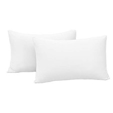 2-Pack Jersey Knit Pillow Cases - Ultra Soft T-Shirt Like Standard/Queen White