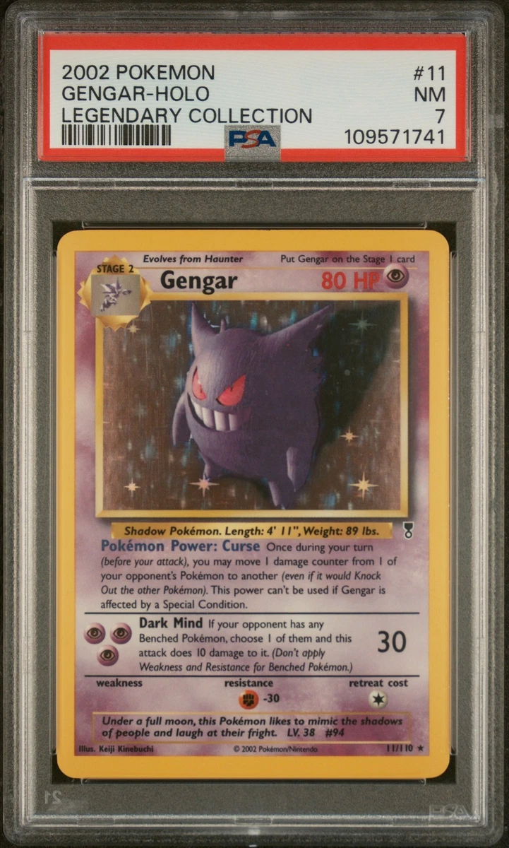 Gengar Pokémon TCG Legendary Collection Individual Collectible