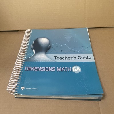 Dimensions Math Teacher's Guide 6A (Spiral)