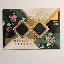 Upper Deck 2007-08 SPx Winning Combos Memorabilia Modano Turco Stars WC-MM