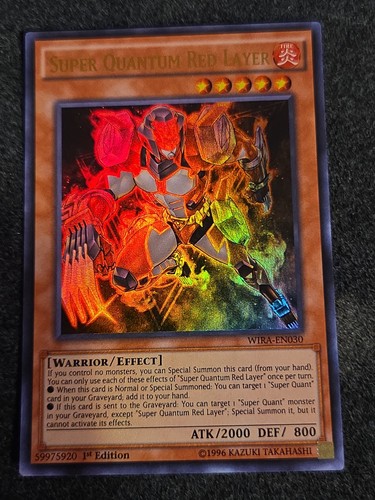 Super Quantum Red Layer WIRA-EN030 YuGiOh Wing Raiders card