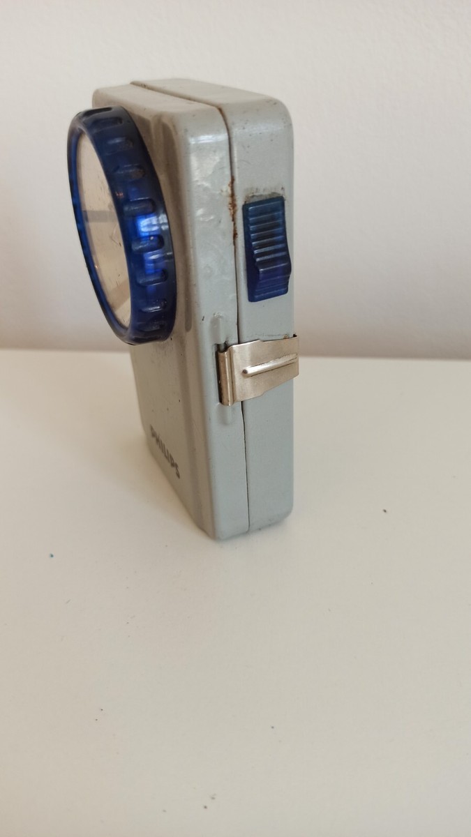 Lampe Torche Vintage Philips SBC 2001 – Lampe De Poche Ancienne – Retro – Bon état