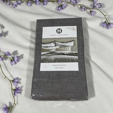 NIB 135 1 King Pillow Sham for Hotel Collection Linen in Grey 515