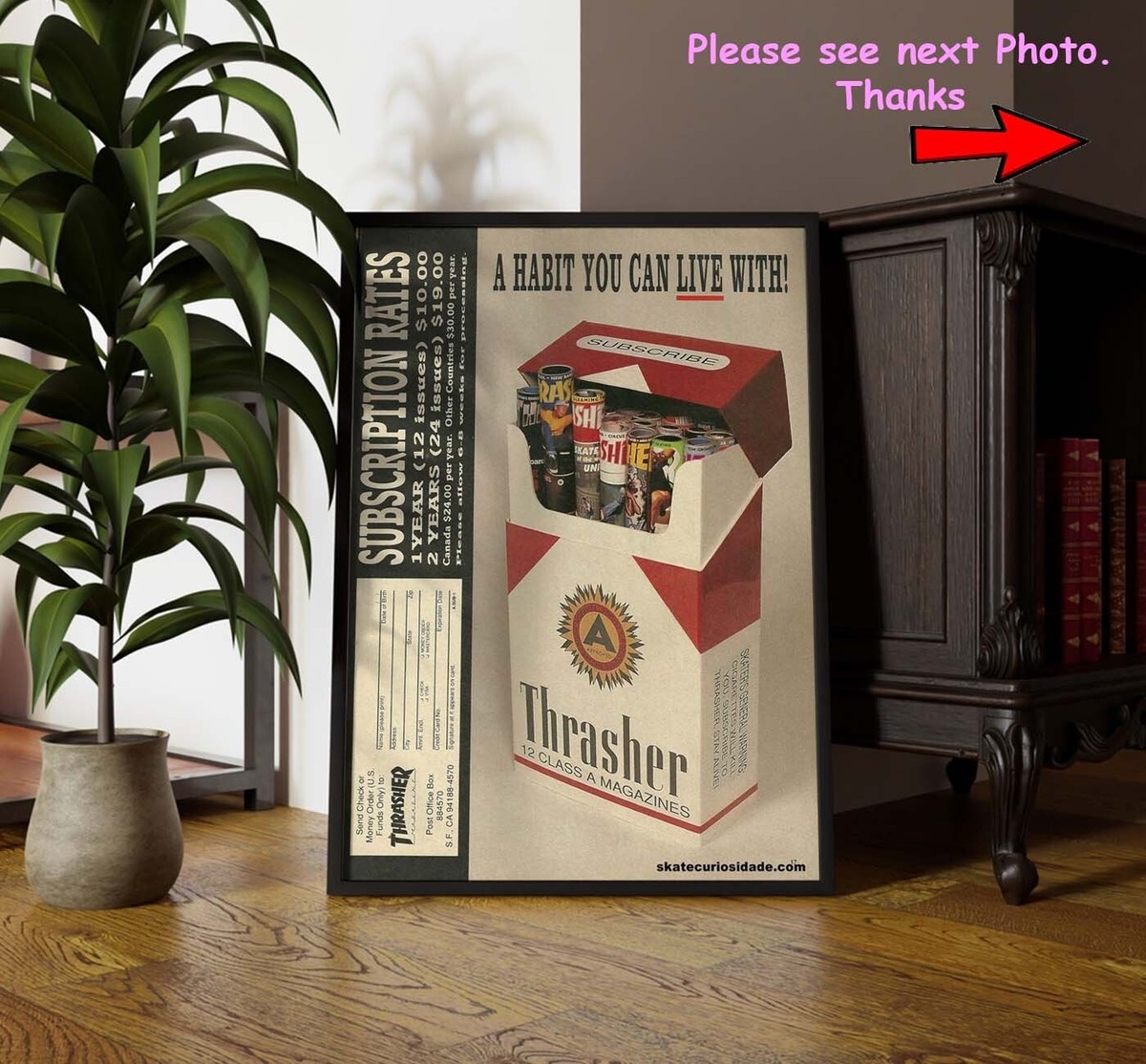 ビンテージ THRASER スラッシャー ポスター■サンタクルーズdogtown ビンテージ THRASER スラッシャー ポスター☆サンタクルーズ