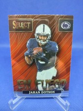 2022 Select Draft Picks Jahan Dotson En Fuego RC Rookie Card Penn St. Washington