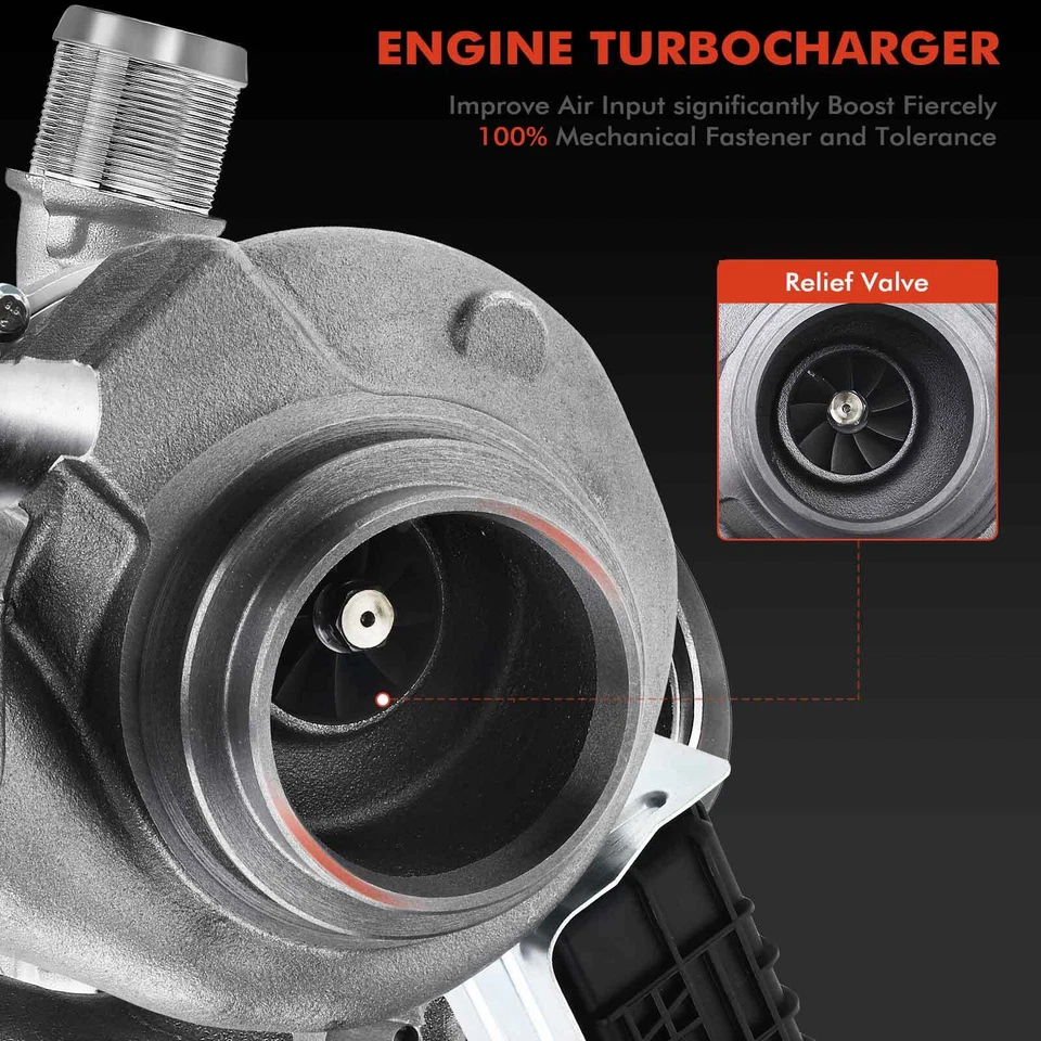 Turbocompresor con junta para Dodge Sprinter 2500 3500 03-06 2,7 L GT2256VK Foto 4 de 4